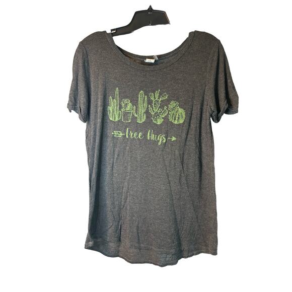 Cactus cacti FREE HUGS graphic‎ funny t-shirt top tee-shirt Paper Crane - Small - Picture 1 of 7